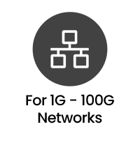 Suitable for 1G/10G/40G/100G networks